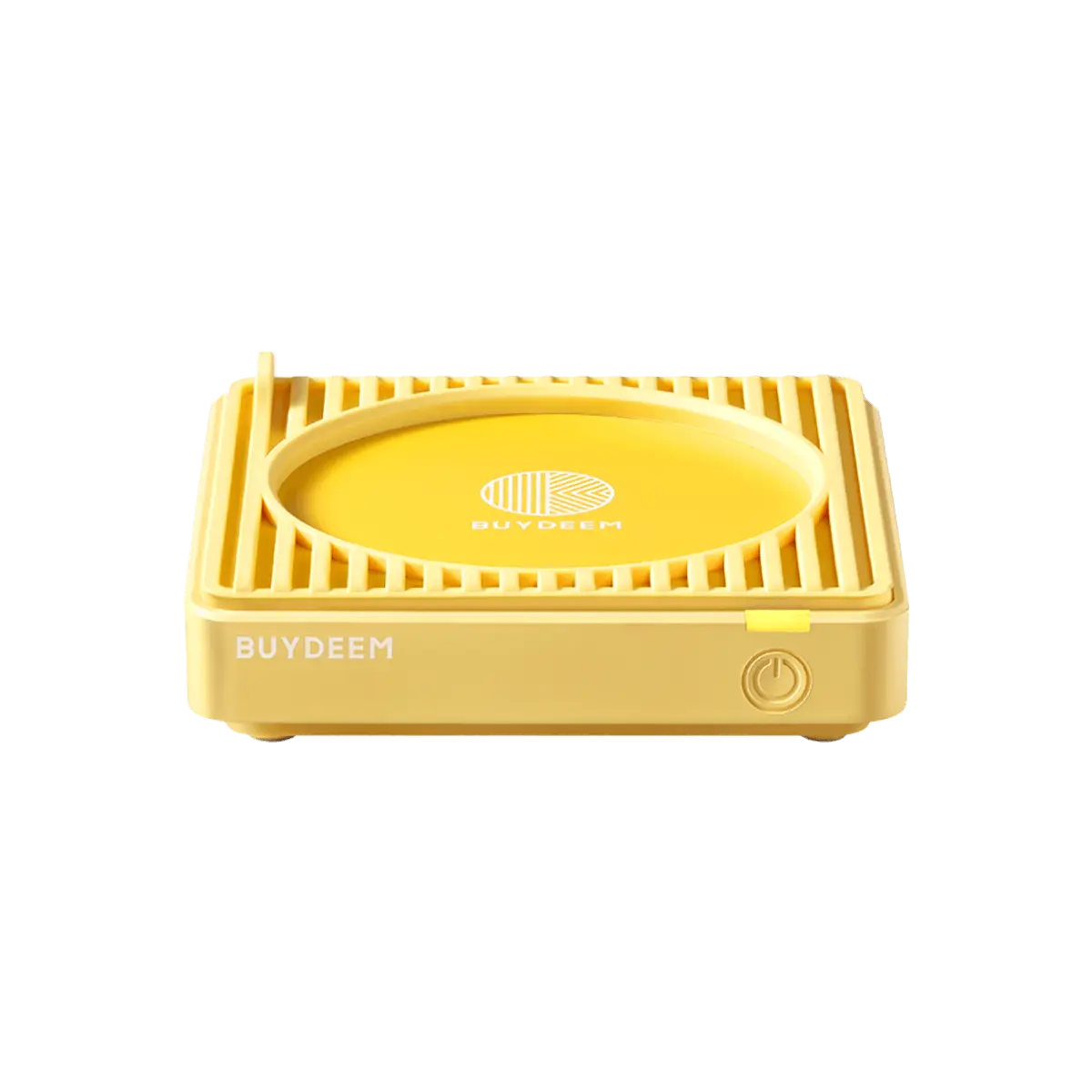 BUYDEEM Smart Coaster OA2001 - Constant Temperature Heating Mug Warmer, Small Goose Yellow, Desktop Drink Warmer for Coffee, Tea, Milk