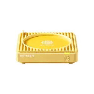 BUYDEEM Smart Coaster OA2001 - Constant Temperature Heating Mug Warmer, Small Goose Yellow, Desktop Drink Warmer for Coffee, Tea, Milk