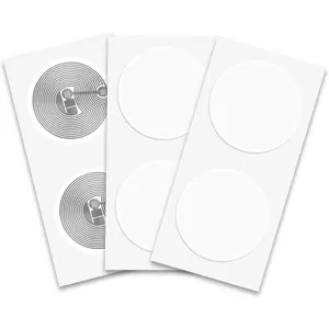 50 count  Tags NTAG215  Stickers Blank  Tags Adhesive  215 Programmable  Tags Compatible with Android &  504 Bytes Memory Fully Programmable- (25 mm/ 1 Inch)