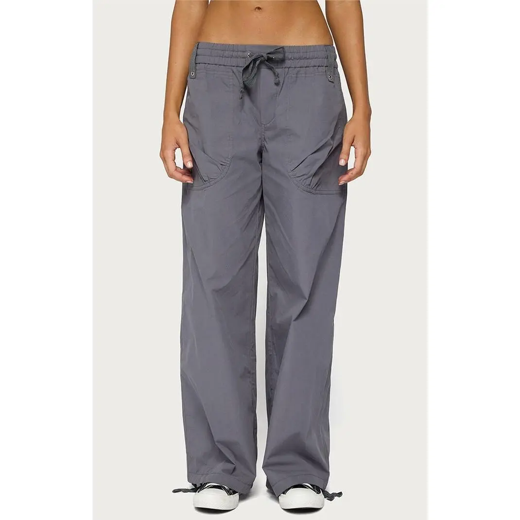 Edikted Women's Kathleen Oversized Cotton Cargo Pants