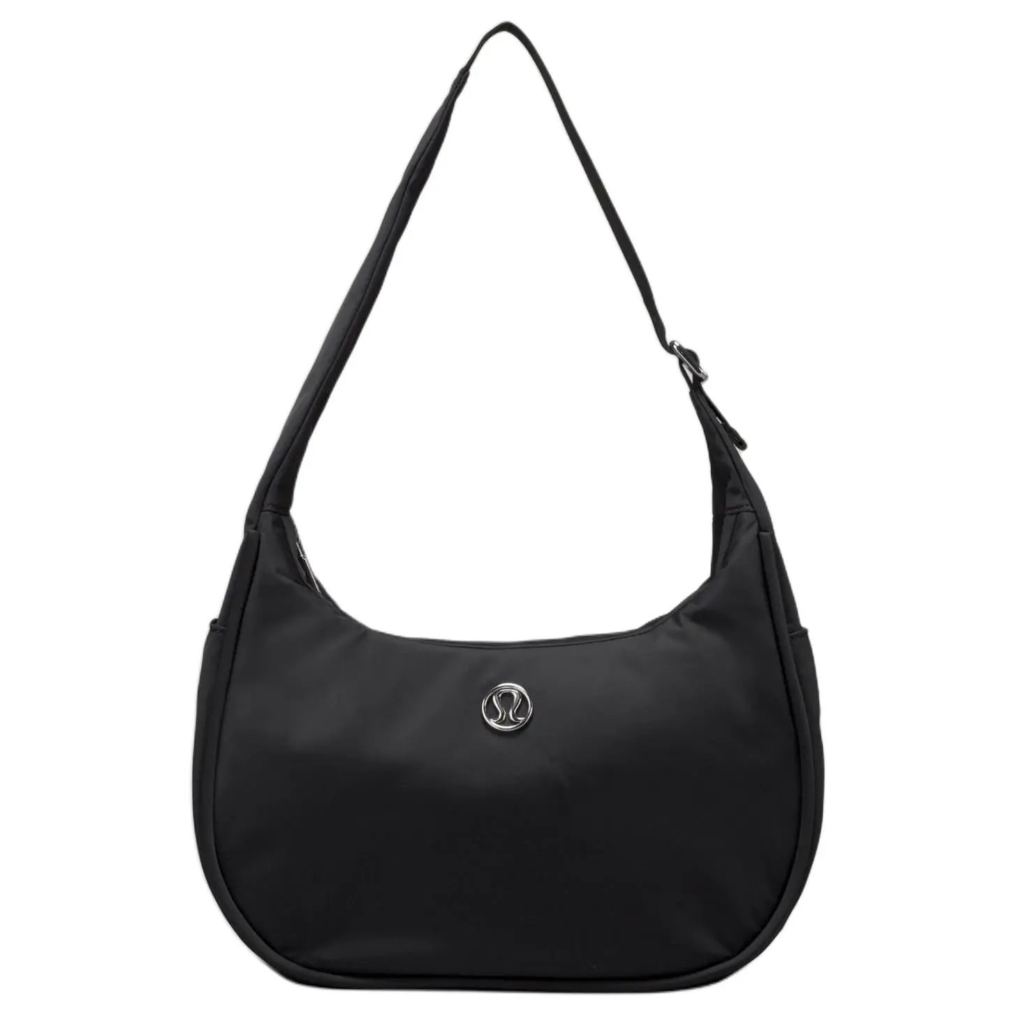 Lululemon Mini 4L Pleated Shoulder Bag in Black with Metal Logo Zipper and Recycled Polyester Blend for Women - TikTok Shop Lululemon Mini 4L Pleated Shoulder Bag in Black with Metal Logo Zipper and Recycled Polyester Blend for Women - TikTok Shop
