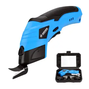 ADESKE Cordless Electric Scissors with High-Strength Tungsten Steel Blades for Quick Cutting of Cardboard, Fabric, and Carpet; Handheld Cutting Tool for Home Use