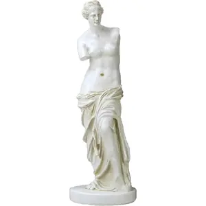 11-inch Venus Statue - Greek Goddess Resin Bust Sculpture, Roman Art Decor for Living Room & Shelf Display
