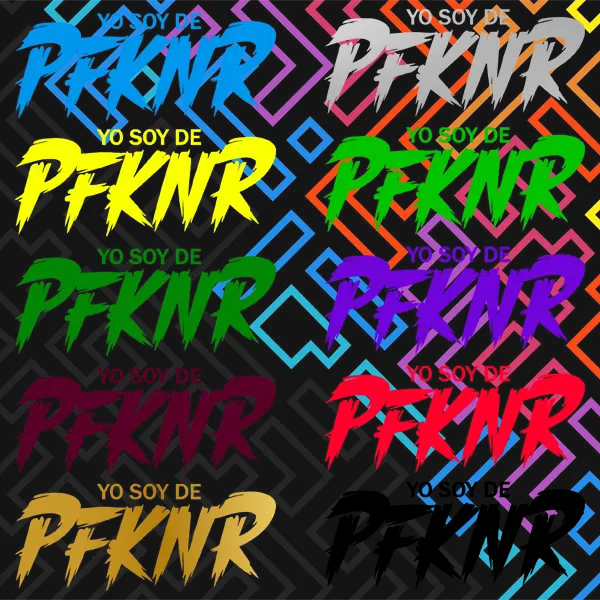 PfknR Vinyl Sticker PfknR Vinyl Sticker