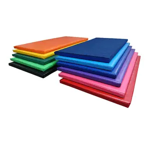Tumbl Trak Build-A-Mat for Gymnastics Cheer Dance Fitness 2FT x 4FT x 1-3/8IN High-Quality Construction Velcro Tabs for Customizable Setup - Stretching Gear