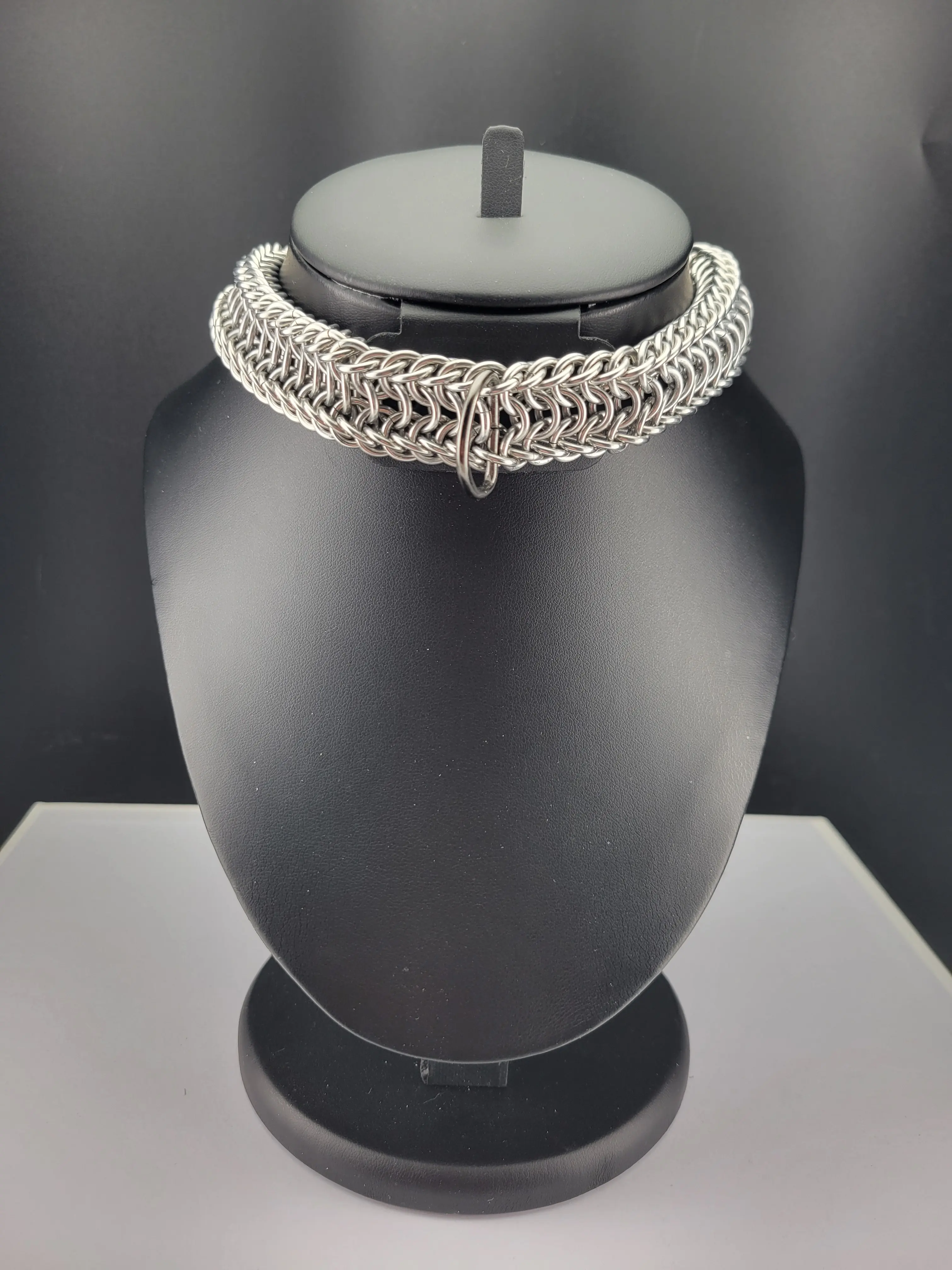 Handcrafted Chainmaille Choker: Medieval Gothic Collar
