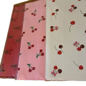 Cherry Print Korean Paper in Three Tones for Creative Arts and Crafts Versatile Design Ideal for Arts and Crafts 20 pliegos