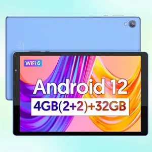 10-Inch Android Tablet Set, Quad-core Tablet with 4GB RAM + 32GB ROM Memory, WiFi Dual Cameras Tablet for Home & Office