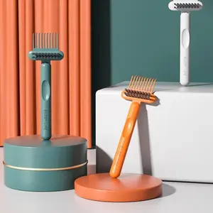 Comb & Hairbrush Cleaner Set 2 Count Dual Tool Mini RakeBristle Brushes for Hair Dust Build Up Removal PortableReusable Professional Home