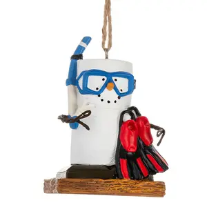Smores Snorkeling Ornament