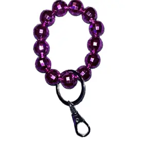 Beaded keychain Plastic