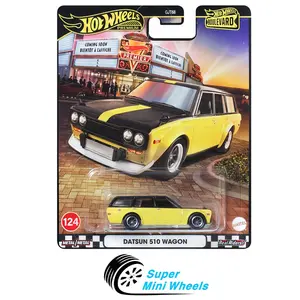 Hot Wheels Datsun 510 Wagon – Yellow - Boulevard #124