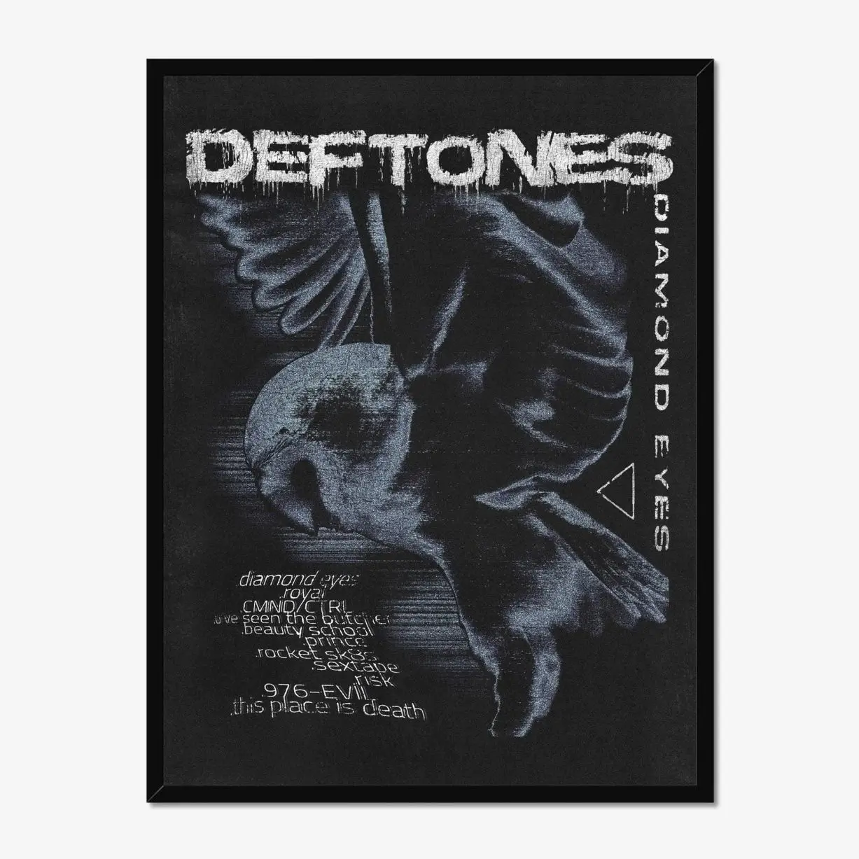 Deftones "Diamond Eyes" Poster - Y2K Grungy Shoegaze Wall Decor for Collectors (No Frame)