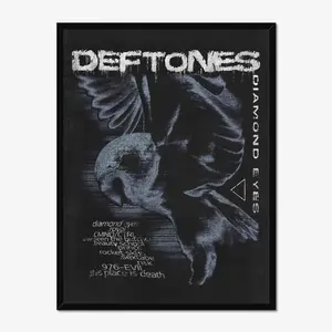 Deftones "Diamond Eyes" Poster - Y2K Grungy Shoegaze Wall Decor for Collectors (No Frame)