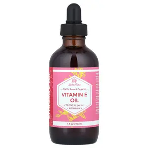 Leven Rose 100% Pure & Organic Vitamin E Oil, 4 fl oz (118 ml)