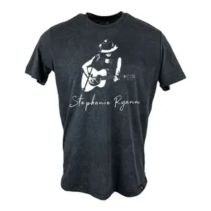 Stephanie Ryann - Silhouette T-Shirt: Vintage Black
