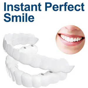 【3 PACK】1-Minute Custom Fit Veneers for Instant Confidence 2026 New Easy Moldable Smile Hack - No Pain Soft Silicone Snap-On Teeth