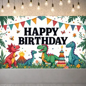 Happy Birthday Banner Balloons Yard Sign Party Supplies Set for Boys Girls Festive Celebration All Ages Versatile Ornaments