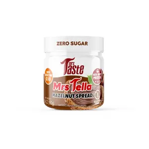 Mrs. Taste MRS TELLA ( CHOCOLATE HAZELNUT )  Spread - 5.6oz | Sugar-Free, Gluten-Free, High-Protein & CoQ10 Boost