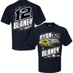 Ryan Blaney 2024 Patriotic Menards Car T-Shirt Hoodie Sweatshirt 2 Sided MADE IN USA REPRINT
