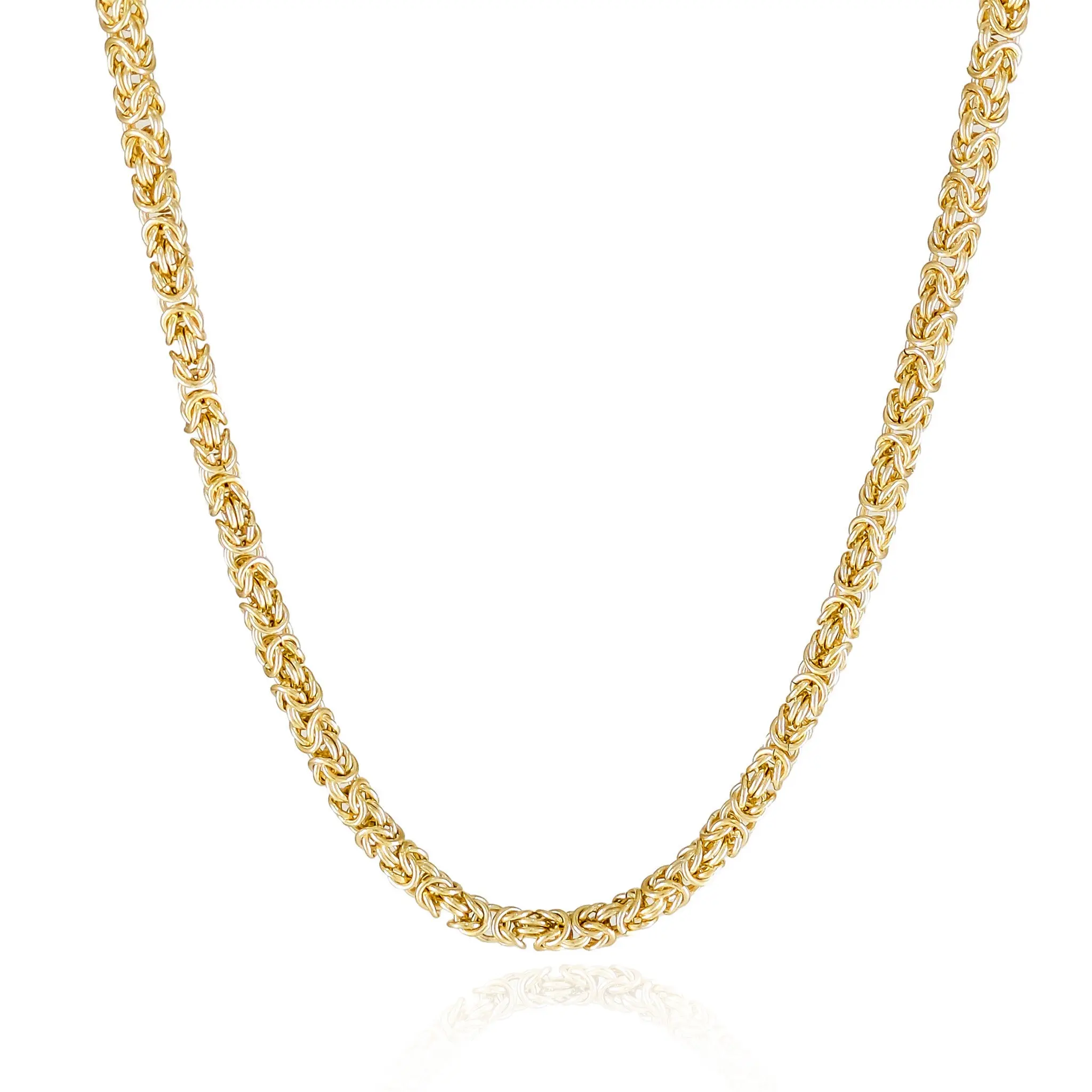 Timeless Classic Byzantine Necklace Lobster Claw Clasp - 5.5mm Gauge