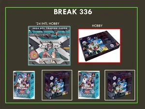 336 - 1X 2024 PRIZM INTERNATIONAL HOBBY, 1X 2025 SIGNATURE HOBBY, 2X 2025 SIGNATURE MEGAS, 2X 2025 CHROME BLASTERS