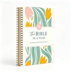 Portable 52-Week Home Guided Bible Study Notebook, Daily Reading Planner, Spiritual Companion And Journal For Adults And Teenagers, For Daily Home Reflection And Life Contemplation.