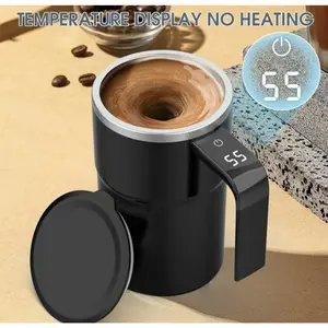 Automatic Magnetic Self Stirring Coffee Mug Rechargeable Stainless Steel Insulated Mixing Cup with Lid for Coffee Milk Tea Hot Chocolate and Protein Powder