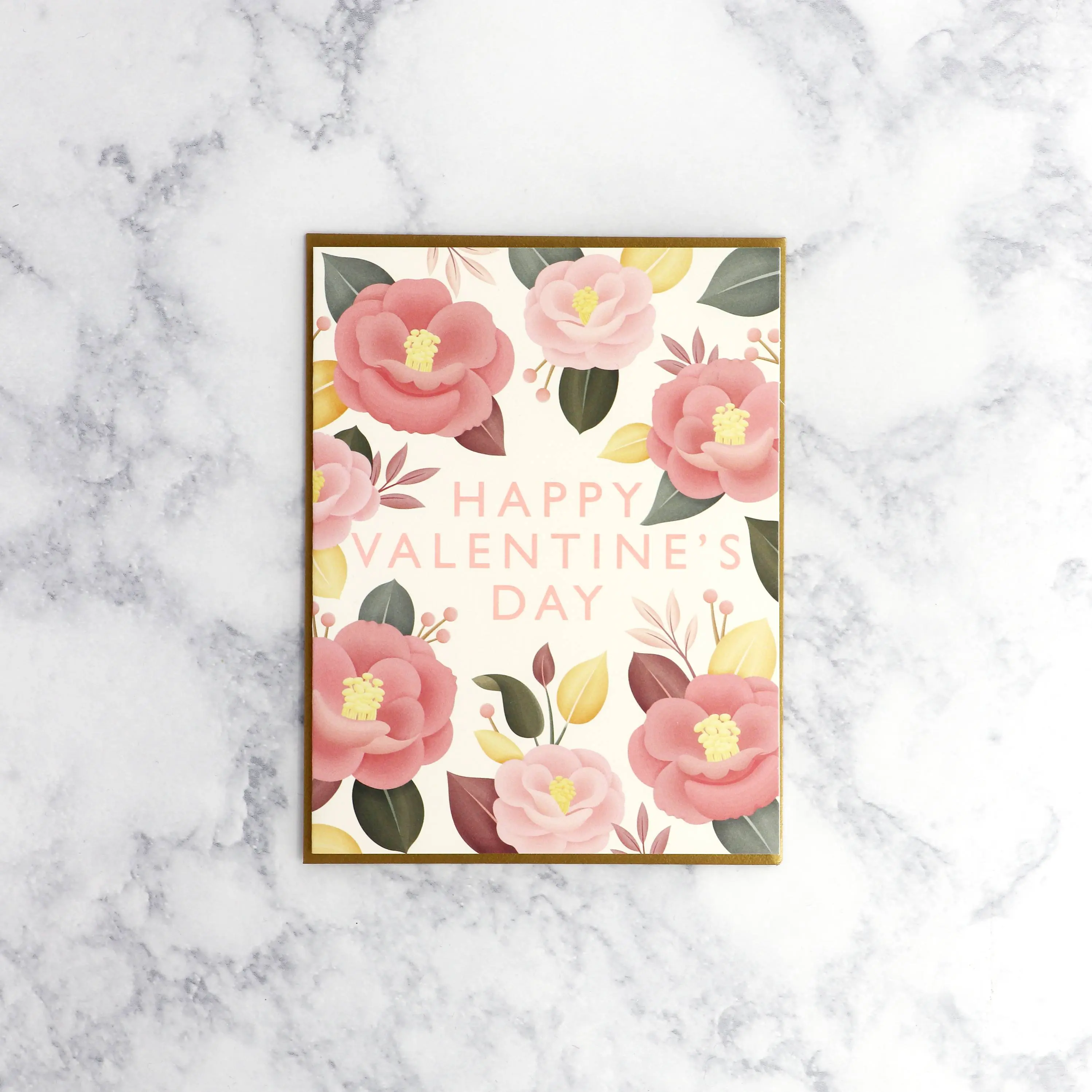 Spring Flowers Valentine's Day Card