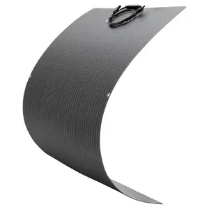 VEVOR Flexible Solar Panel, 100W Semi-Flexible Bendable Monocrystalline Solar Panel, 23 Efficiency Mono Off-Grid Charger with MC4 Output, IP67 Waterproof for Marine RV Car Cabin Curved Surfaces