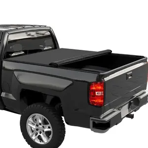 GARVEE Explore GARVEE Roll-Up Soft Tonneau Covers for 2014-2018 Silverado 1500, available in 5.8ft and 6.6ft sizes, offering durable protection and enhancing your truck's appearance with easy installation.