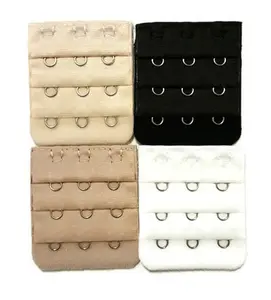 3 Hooks Narrow Bra Extenders Half Inch Spacing. Set of 4. Free Shipping