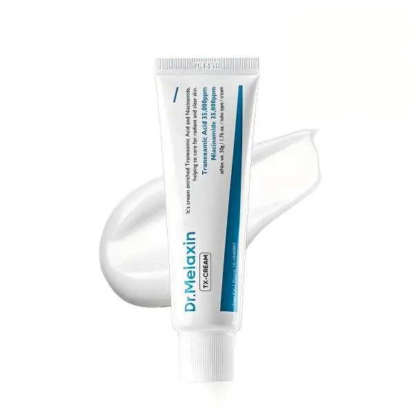 TX Cream 50ml Nano Tranexamic Acid | Hyaluronic Niacinamide | Soft Creamy Texture | For Sensitive & Dry Skin | Daily Night Skincare | Post-Sun Repair & Office Dryness Relief