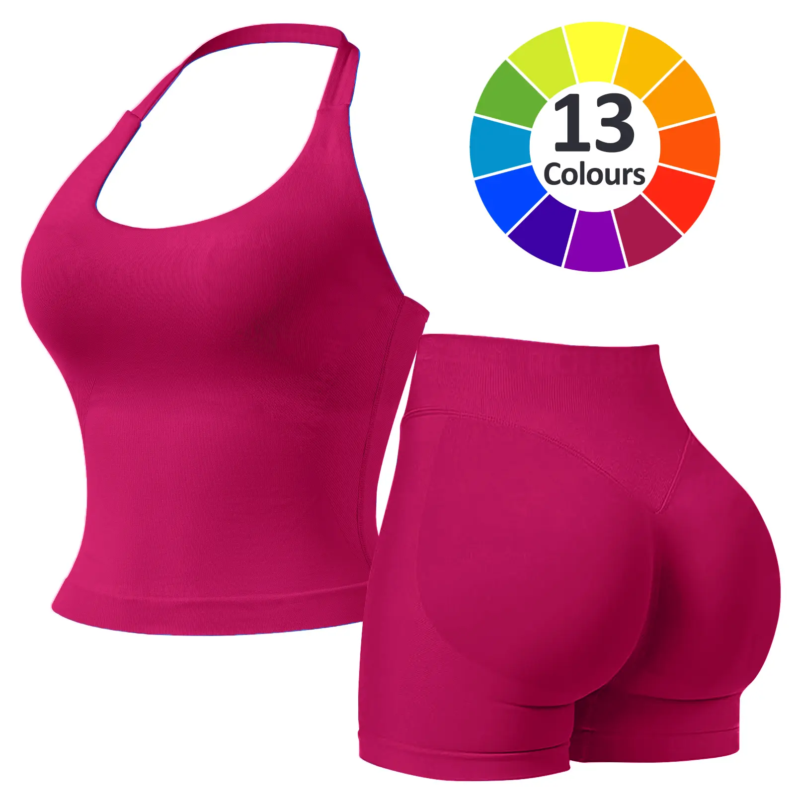 Berry Red - Halter Top Set