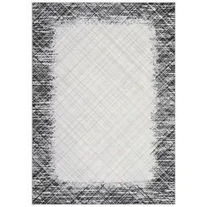 Washable Area Rug Non Slip Low Pile Ultra Soft Living Room Rug, Modern Abstract Foldable Mat Stain Resistant Thin Rugs for Bedroom Carpet for Apartment Dining Room