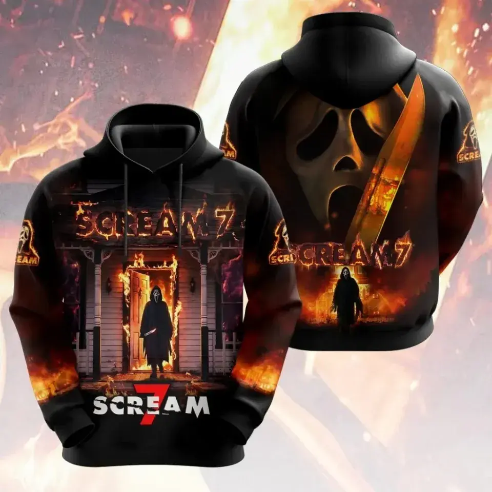 Scream 30th Anniversary 3D All Over Print Hoodie, Gift For Fan