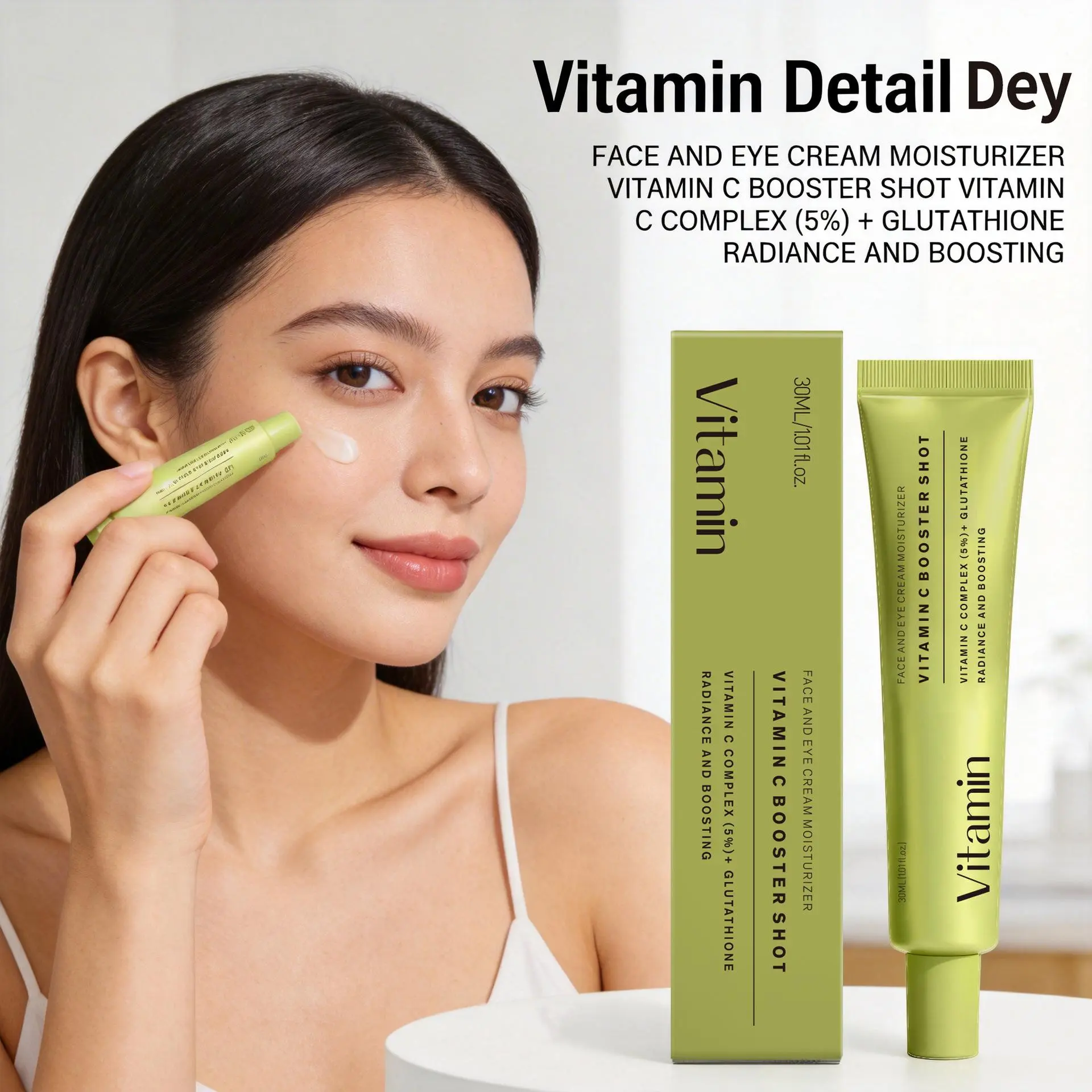 Vitamin C Retinol Booster Moisturizer Anti Wrinkle Firming Dark Circle Remover Skin Care Concealer  Korean Cosmetics Eye Care