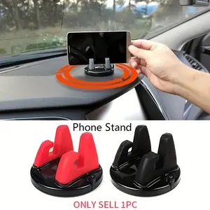360 Degree Rotating Phone Holder, Dashboard Mount for GPS Navigation, Compatible with Various Mobile Devices, Car Accessory, Cell Phone Mount