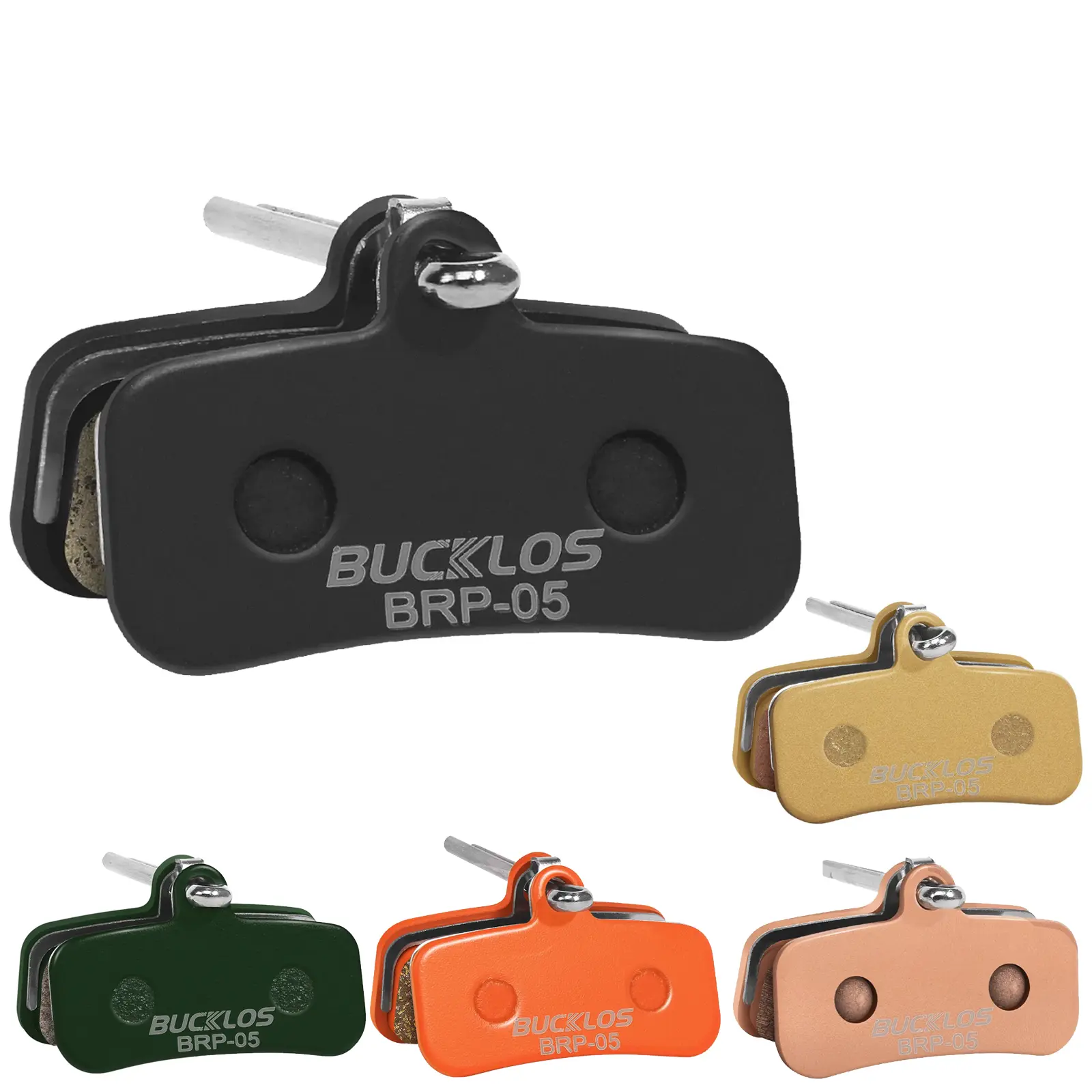 BUCKLOS New Bike Disc Brake Pads - 4-Piston Bicycle Accessories for Compatible 4-Piston Systems, Accessories for Bicycle, Versatile Cycling Brake Parts Bike/Electric Bike/Road/Scooter e bkie bike parts, New Brake Pads