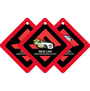 Scented Trio - Air Fresheners (New Car, Coconut & Sea Breeze)-Long Lasting Air Fresheners-Odor Eliminator-Long Lasting Scent for Auto and Home