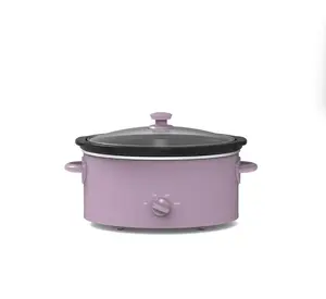 Mainstays 6 Quart Slow Cooker, Lilac Bloom