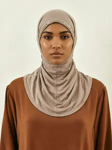1pc Modal Rhinestone Headscarf, Instant Muslim Stretchy Hijabs, New Fashion High Elasticity, Premium Hijabs, Easy to Wear, Prayer Cap for Weekend Prayers, Stretchable Hijab