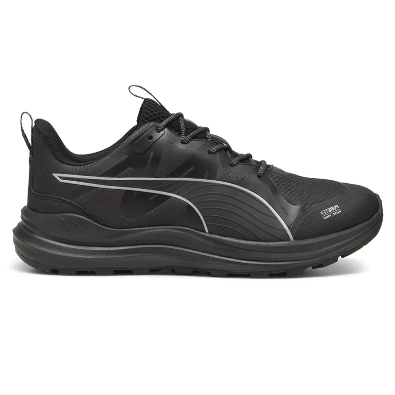 PUMA Mens Reflect Lite Trail Ptx Running Sneakers Shoes - Black