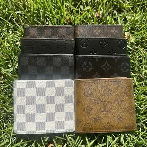 Modern Everyday Wallet – Star and Checkered Design Variants | Unisex Card Holder | Compact Slim Wallet for Everyday Carry | Trendy Aesthetic