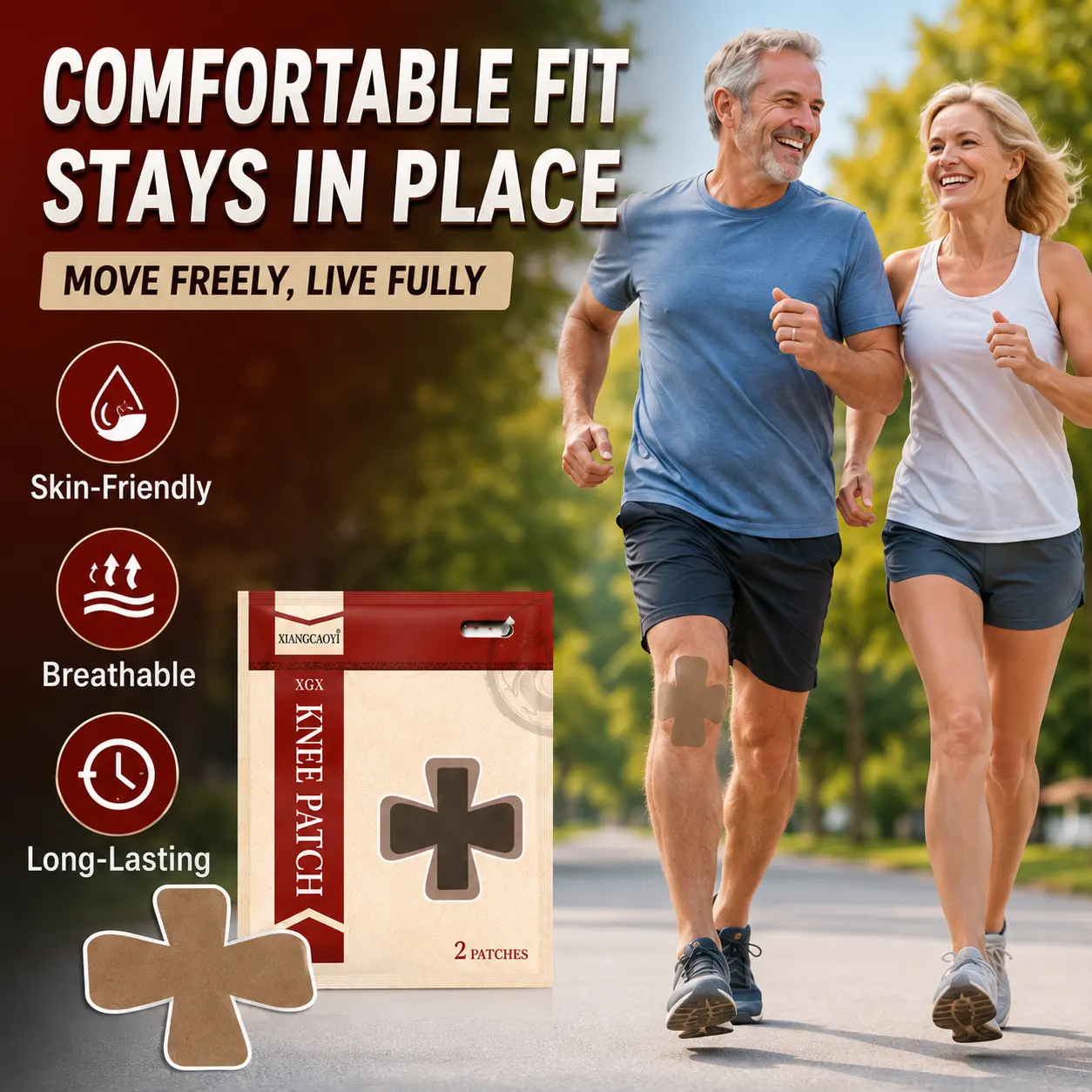 Herbal knee cream soothes swollen, stiff joints and sharp pain from the synovium; relieves heaviness and stiffness caused by work and exercise; penetrates to nourish the joint, alleviates leg swelling and pain, and helps with discomfort when walking and c
