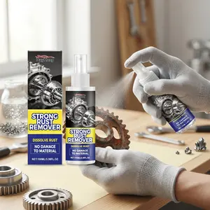 Rayhong Rust Remover (100ML*2), Car Household Hardware Cleaning, Maintenance Renovation Lubrication, Daily Nursing Spray