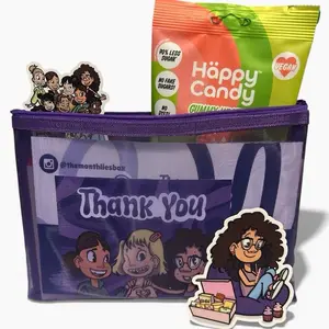 The Monthlies Self Care Mini Bag (Curated Teen and Women Essentials Bundle with Personal Care Comfort Items)