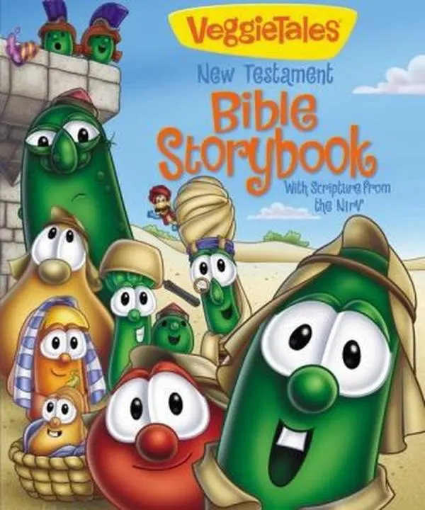 Used VeggieTales New Testament Bible Storybook - NirV Scripture, Toddler Book, Children's Literature & Art Paperback by Cindy Kenney (English)