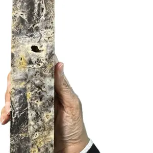 Storm Realm Tower 2.82 LB Statement Crystal Dendritic Opal Collector Piece with Storm-like Cloud Formations & Landscape Patterns for Home Decor