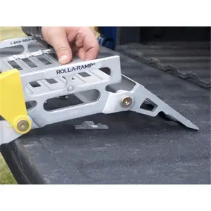 212 MAIN Roll-A-Ramp 3415 Aluminum Pickup Tailgate Brackets - Flat Mount for Flat Surface, Extra Hold, Rivet/Screw Installation Parts